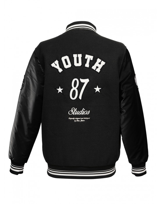 Boys Jacket Sporty Urban Black